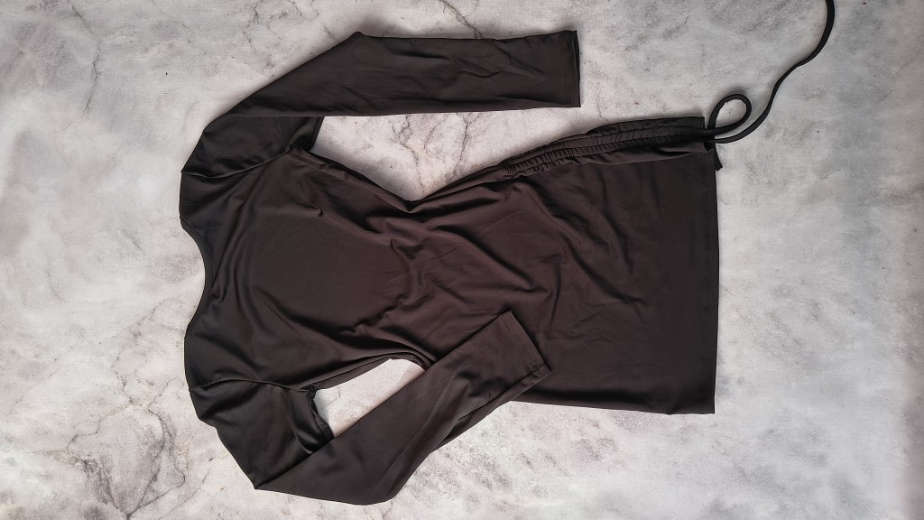 Vestido Frunce Espalda Abierta