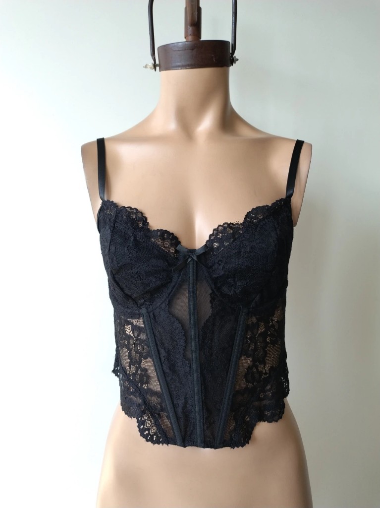Corset Encaje Moño