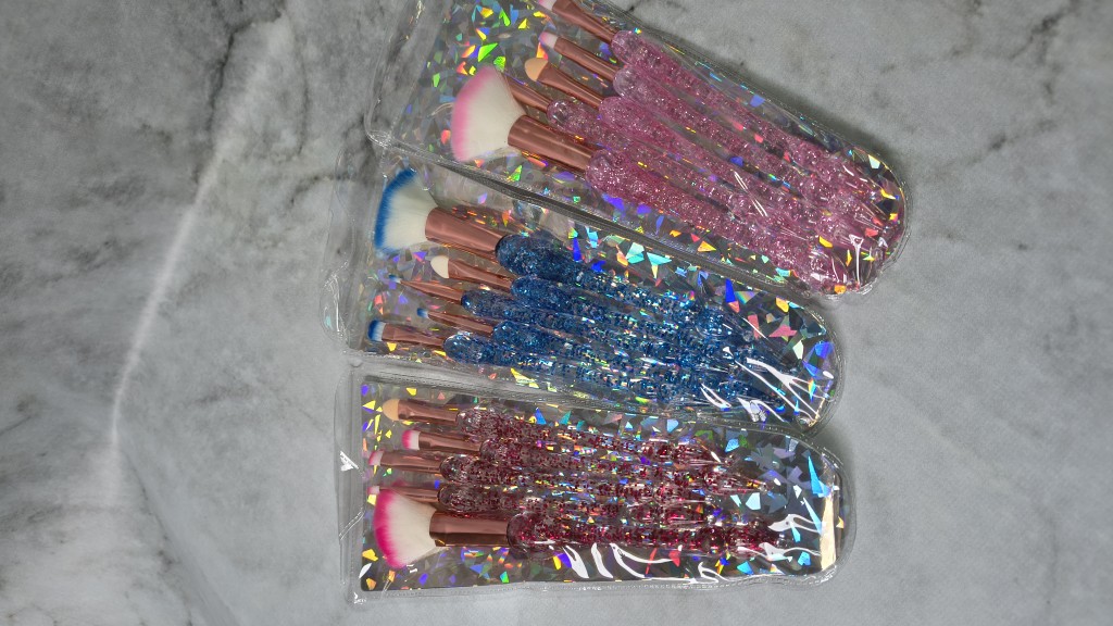 Pack Brochas Glitter x5