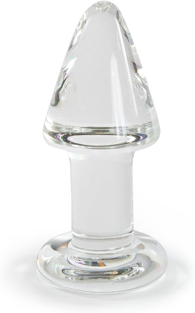 Plug Anal transparente vidro