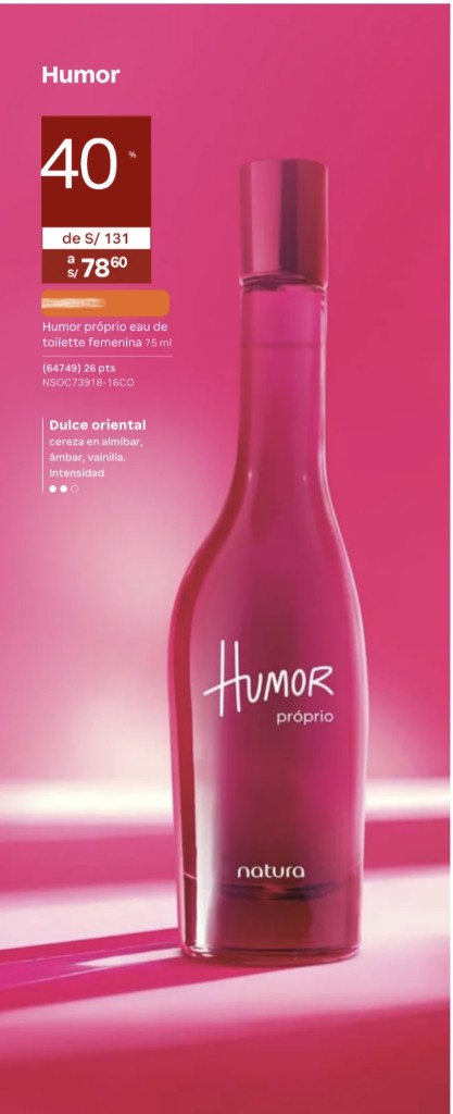 HUMOR PROPIO MUJER - NATURA