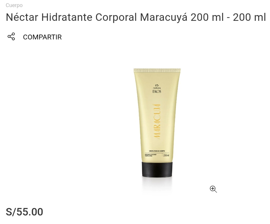 Néctar Hidratante Corporal Maracuyá 200 ml - Natura