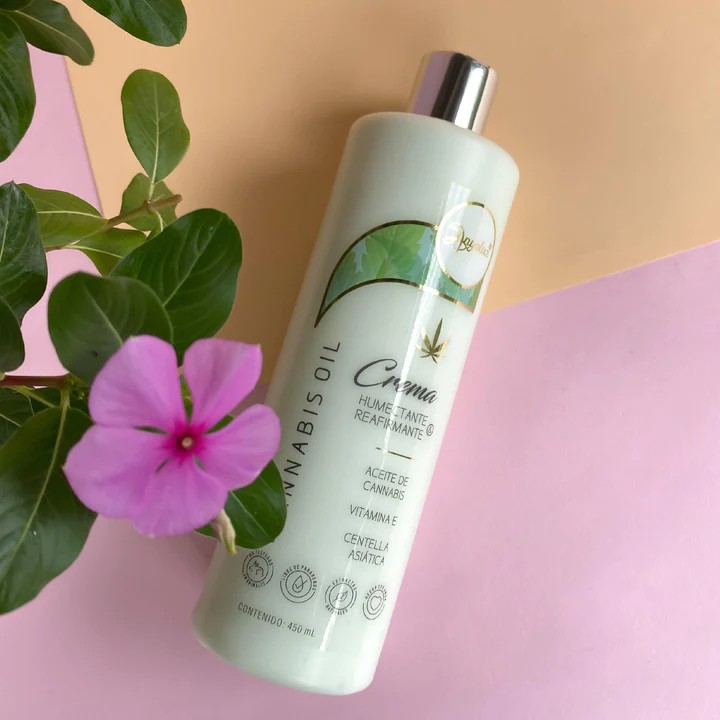 CREMA CORPORAL HUMECTANTE Y REAFIRMANTE DE CANNABIS