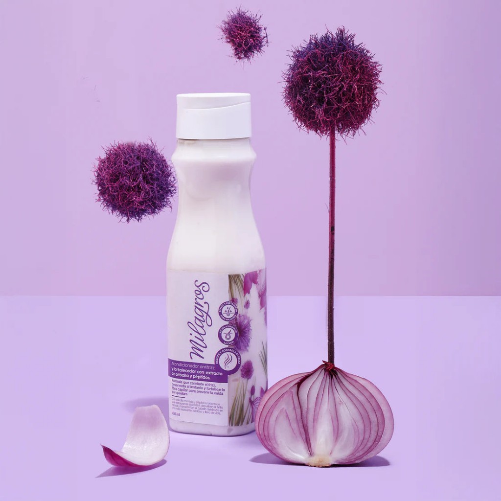 ACONDICIONADOR ANTIFRIZZ DE CEBOLLA 450 ml - MILAGROS
