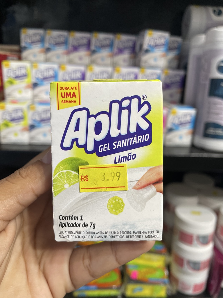 Gel sanitário 1uni Limao - Aplik