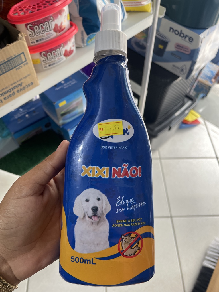 Educador sanitario - xixi nao  fixa pet - 500ml