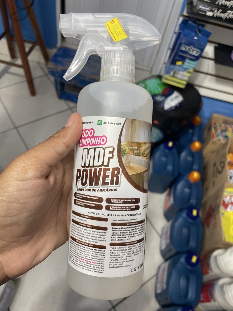 MDF Power 500 ml - Tudo Limpinho