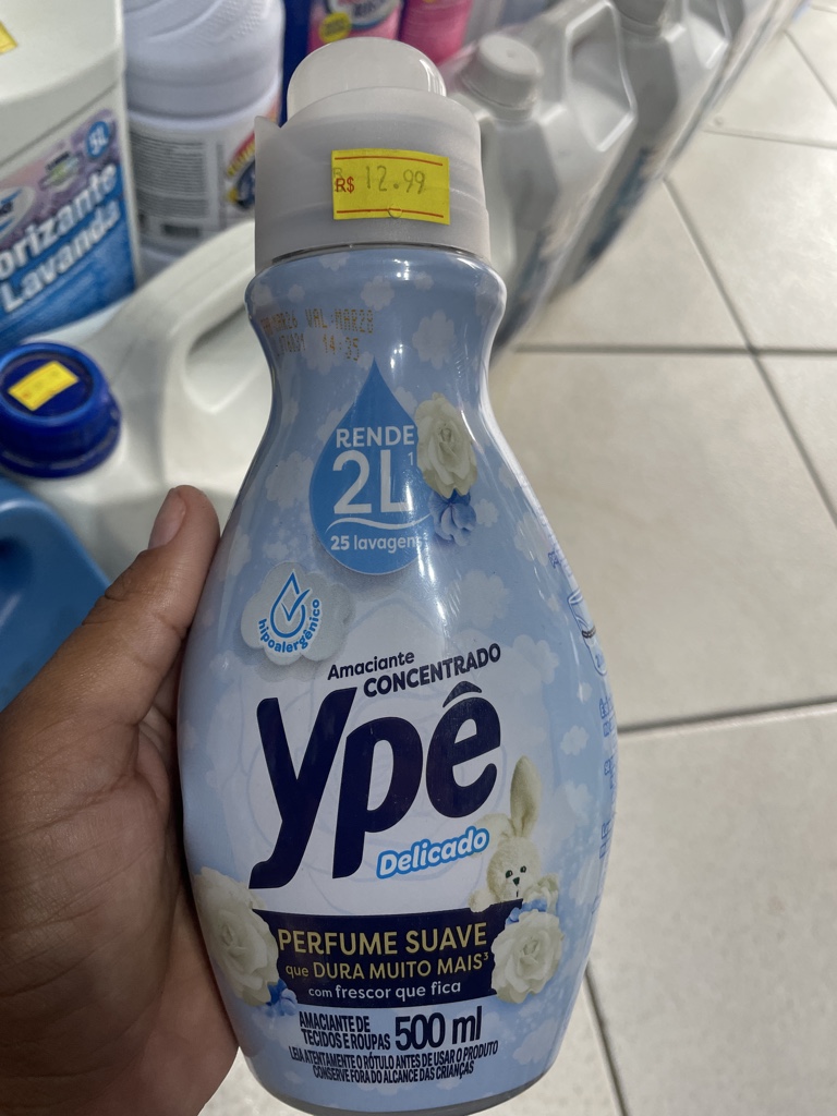 Amaciante De Roupas Ype concentrado - 500 ml