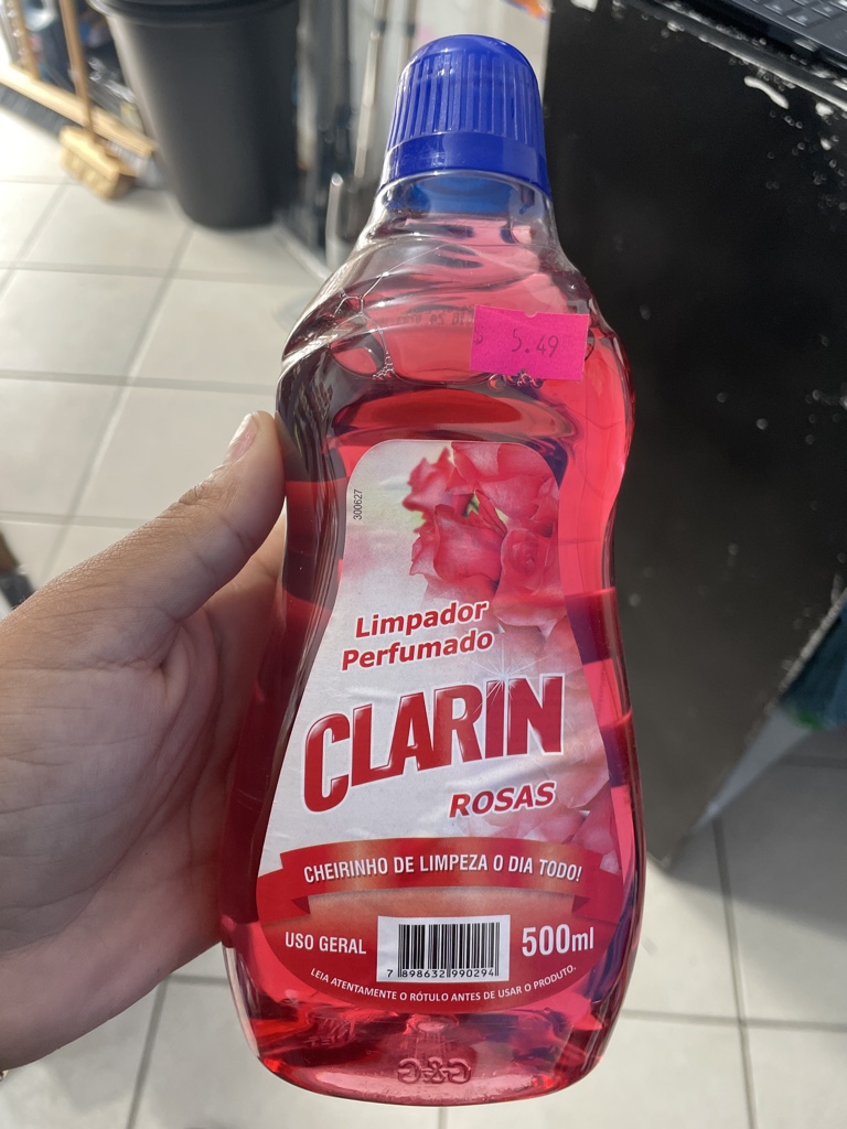 Limpador Perfumado Clarin Rosas