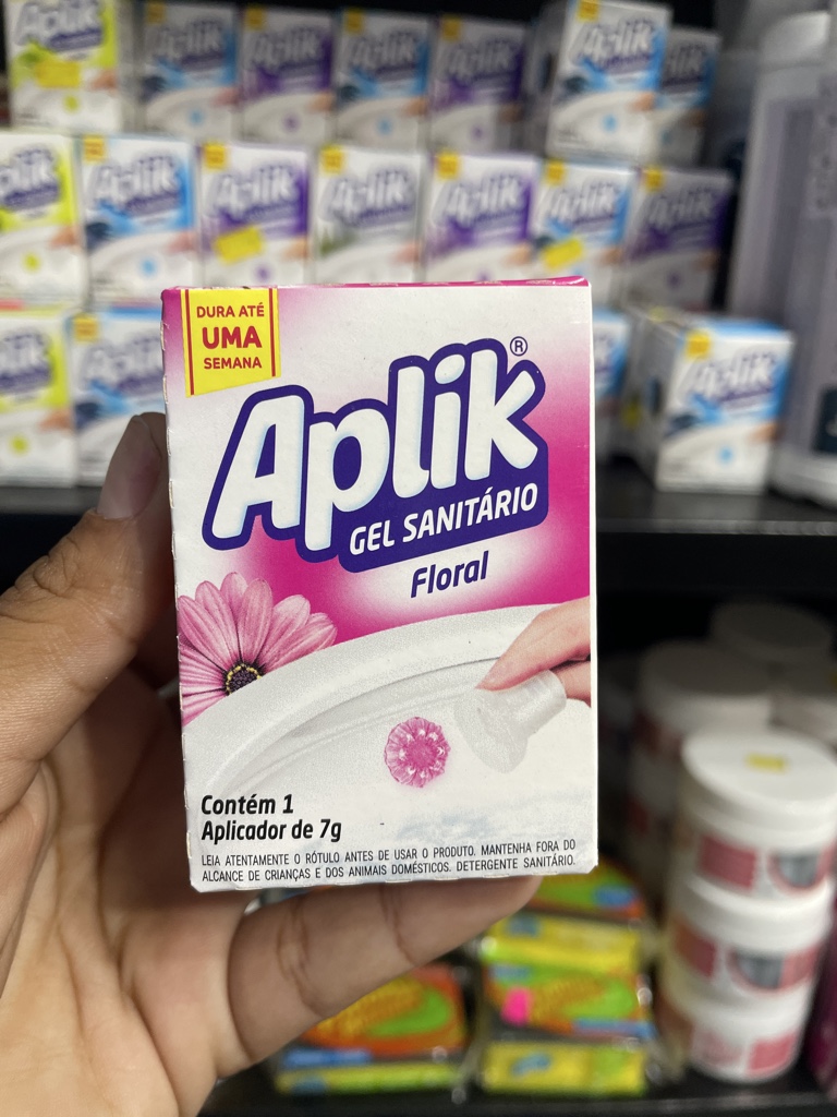 Gel sanitário 1uni Floral - Aplik