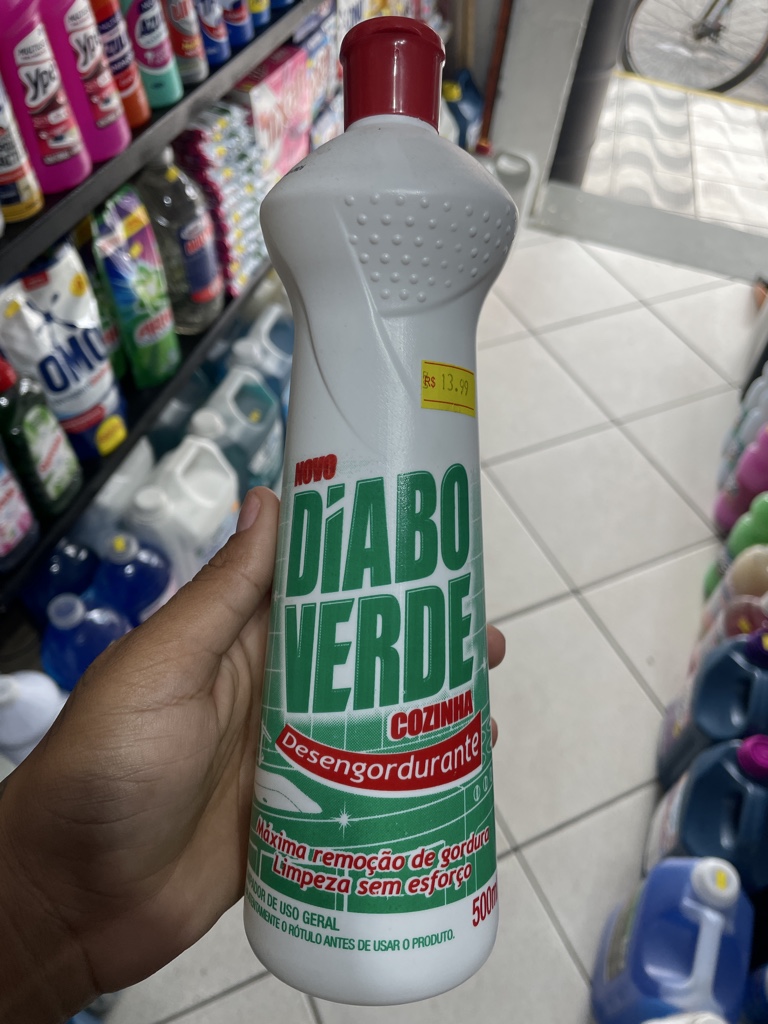Desengordurante Diabo Verde Cozinha- 500ml