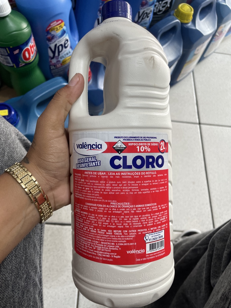 Cloro 10% Valencia 2L