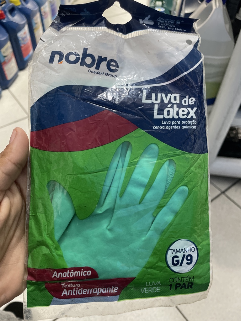 Luva de latex Nobre - G