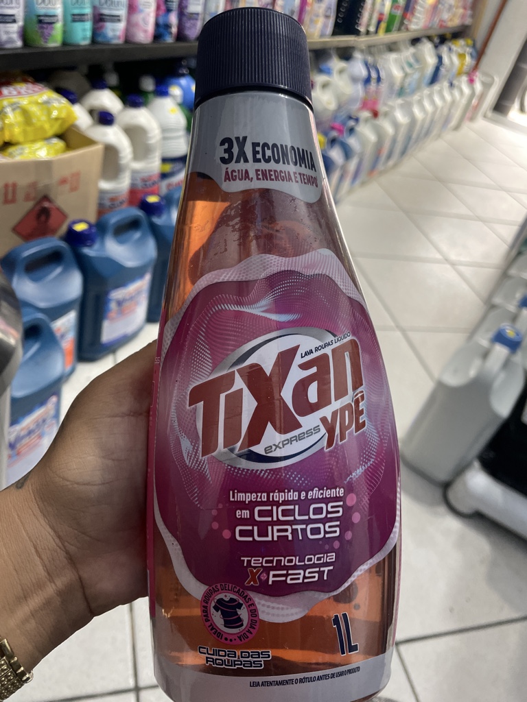 Tixan Combate Roupas Delicadas ciclos curtos 1 Litro