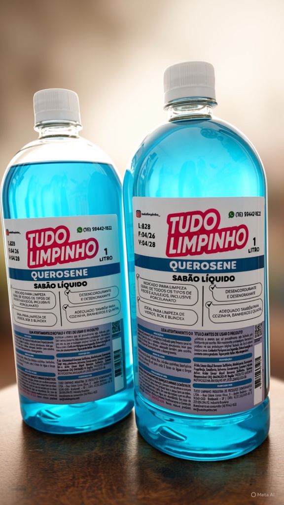 Sabão com Querosene 1 l - Tudo Limpinho