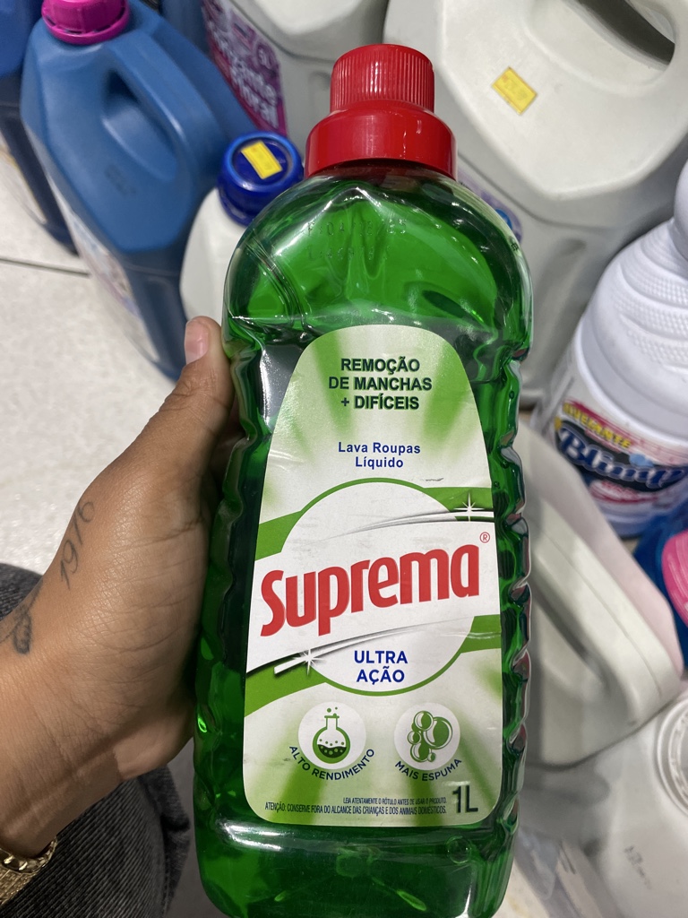 Lava Roupas Liquido UltraAçao - Suprema 1 litro