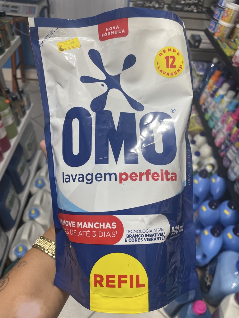 Sabão Líquido Omo Lavagem Perfeita 900 ml