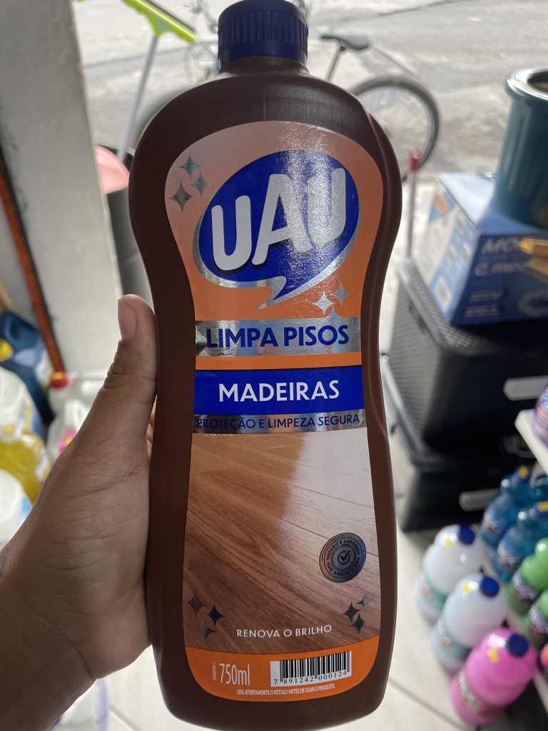 LIMPADOR PARA PISOS DE MADEIRA UAU SQUEEZE 750ML