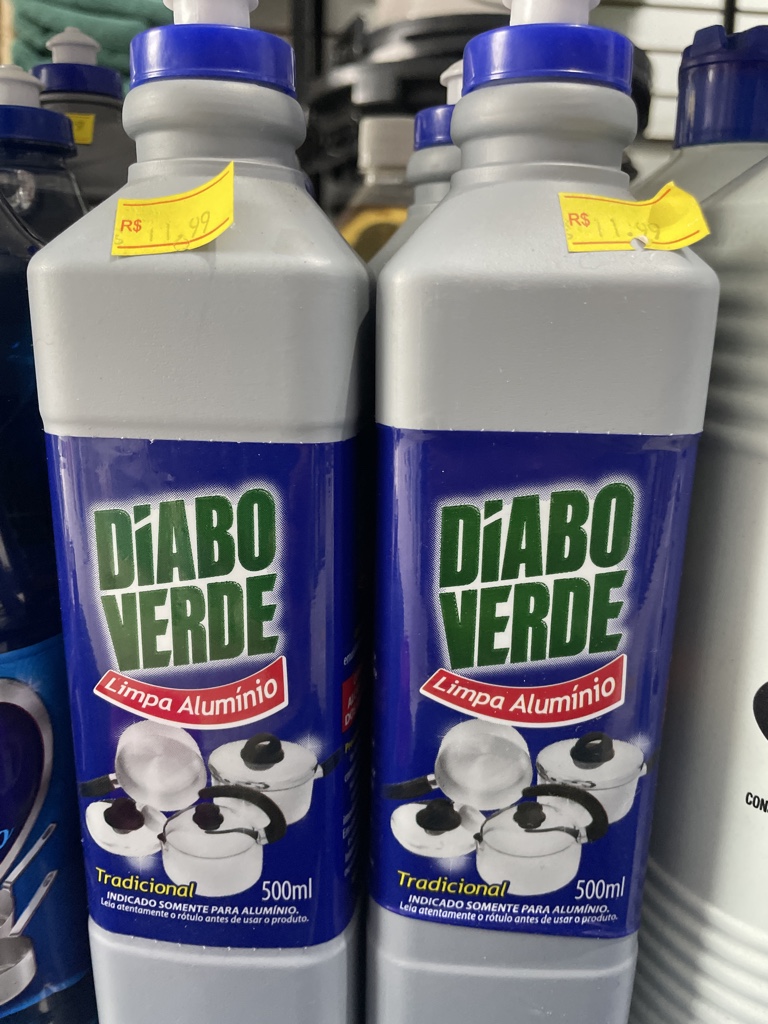 Limpa Aluminio Diabo Verde 500 ml
