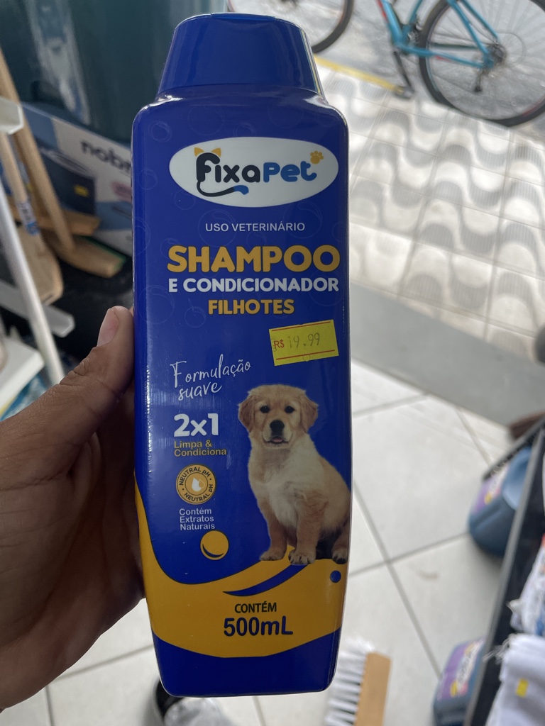 Shampoo e condicionador Filhotes Fixapet- 500ml