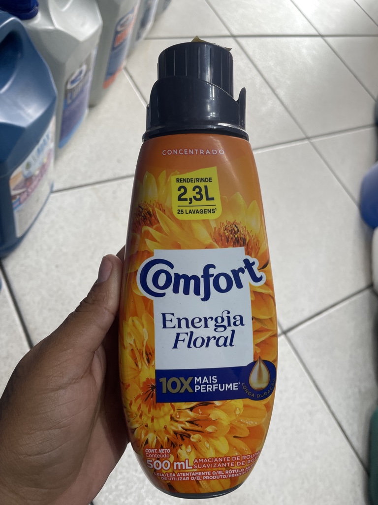 Amaciante Concentrado Comfort - Energia Floral - 500 ml
