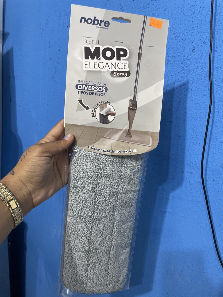 Refil microfibra mop spray