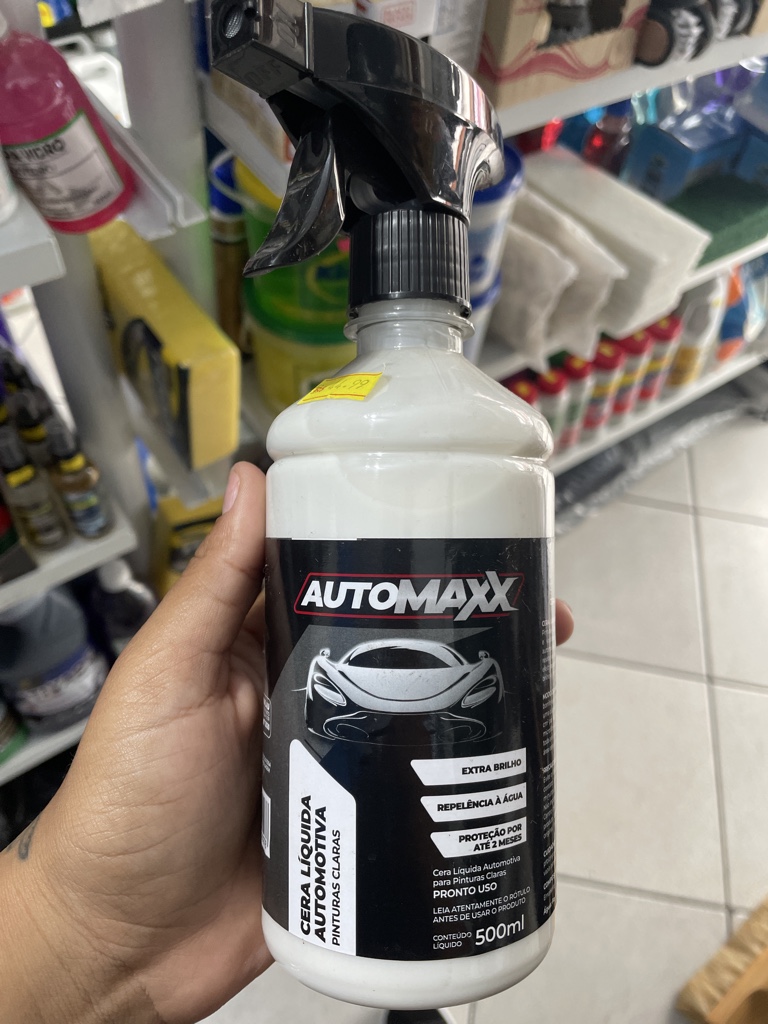 Cera Automotiva Pinturas Claras -500ml