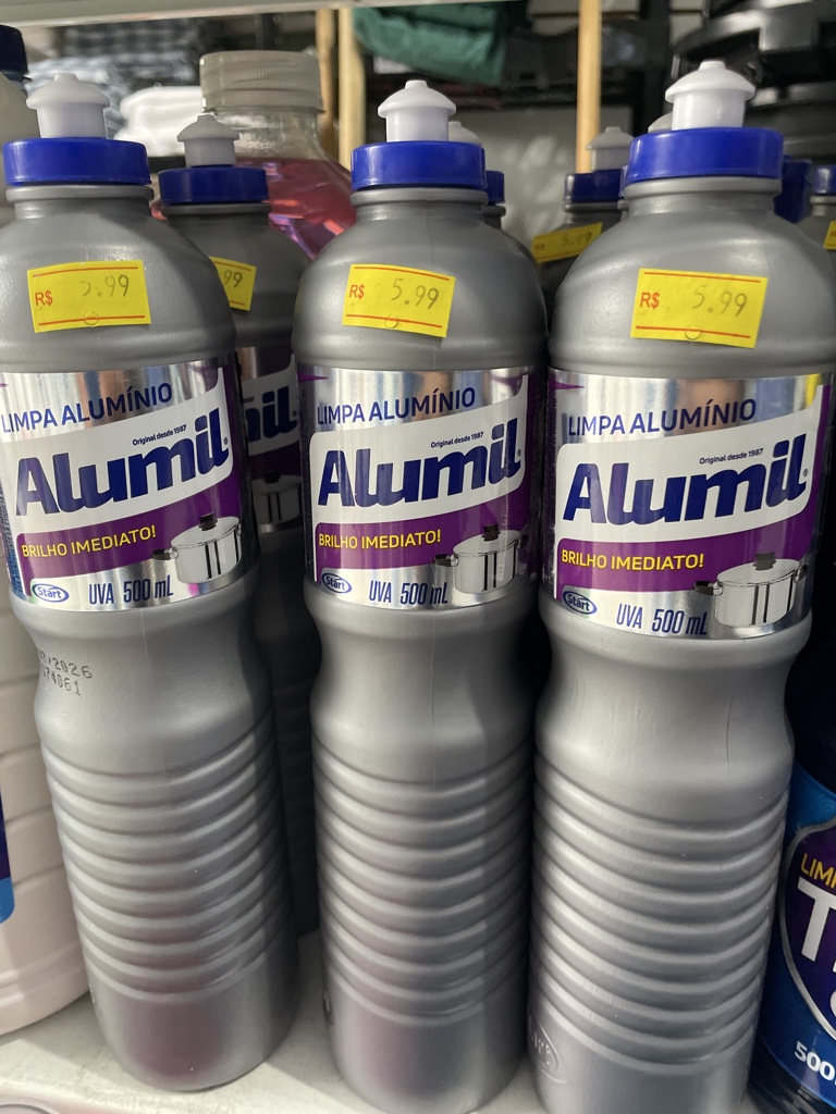 Limpa Aluminio Alumil Brilho Imediato - Uva 500ml