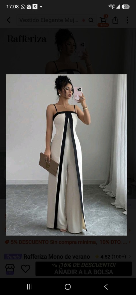 Conjunto  palazo elegante