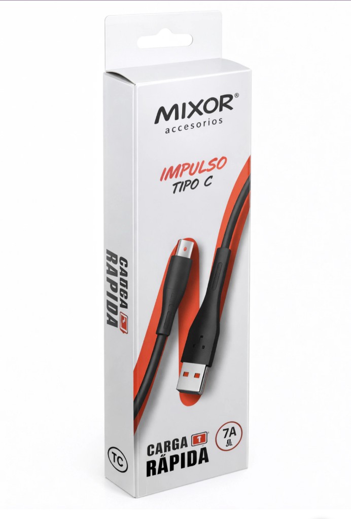 CABLE TIPO USB A TIPO C - IMPULSO - CARGA RAPIDA