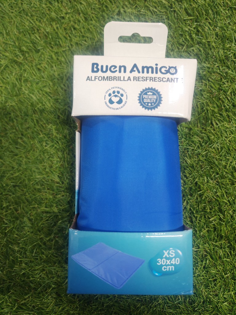 Buen Amigo alfombrilla refrescante azul 30 x 40