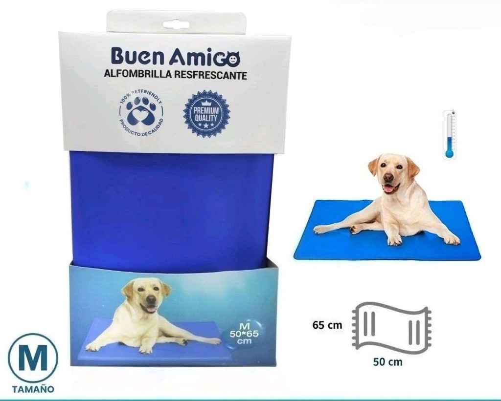 Buen Amigo alfombrilla refrescante azul M