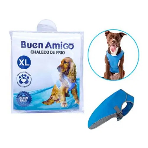 Buen Amigo chaleco de frio azul