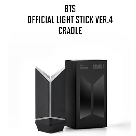 BTS Light Stick Ver.4 Cradle negro