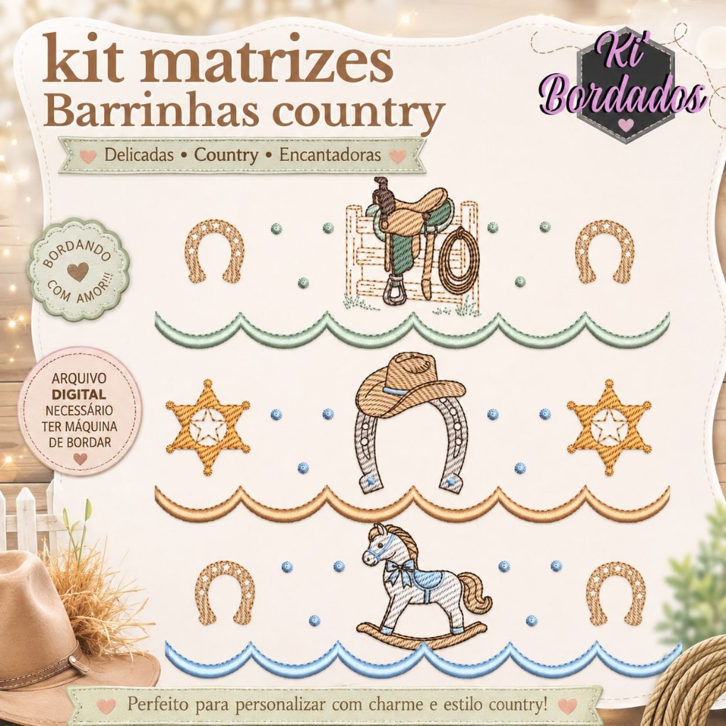 KIT BARRINHAS COUNTRY