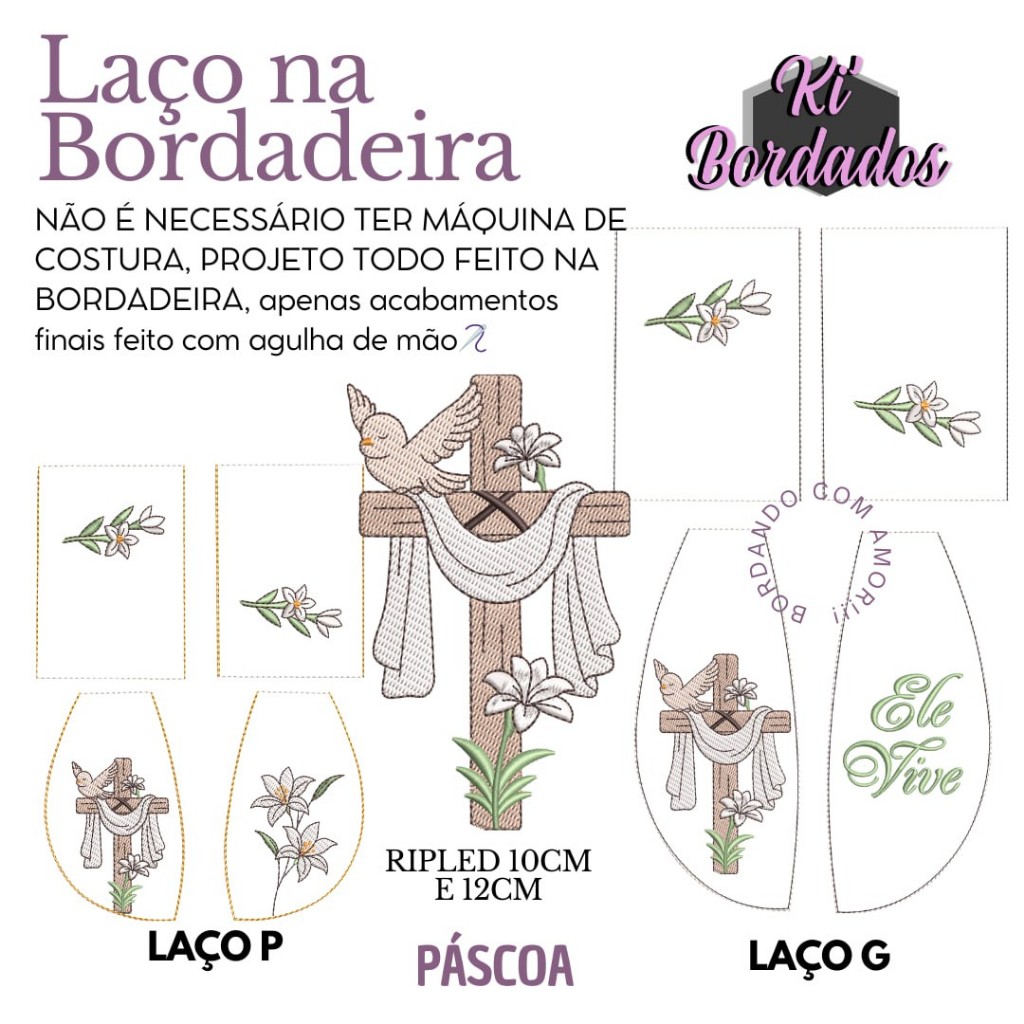 KIT LAÇOS P/G PÁSCOA