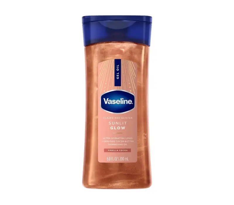 VASELINE Glazed and Glisten Sunlit Glow 6,8oz ROSADO GRANDE