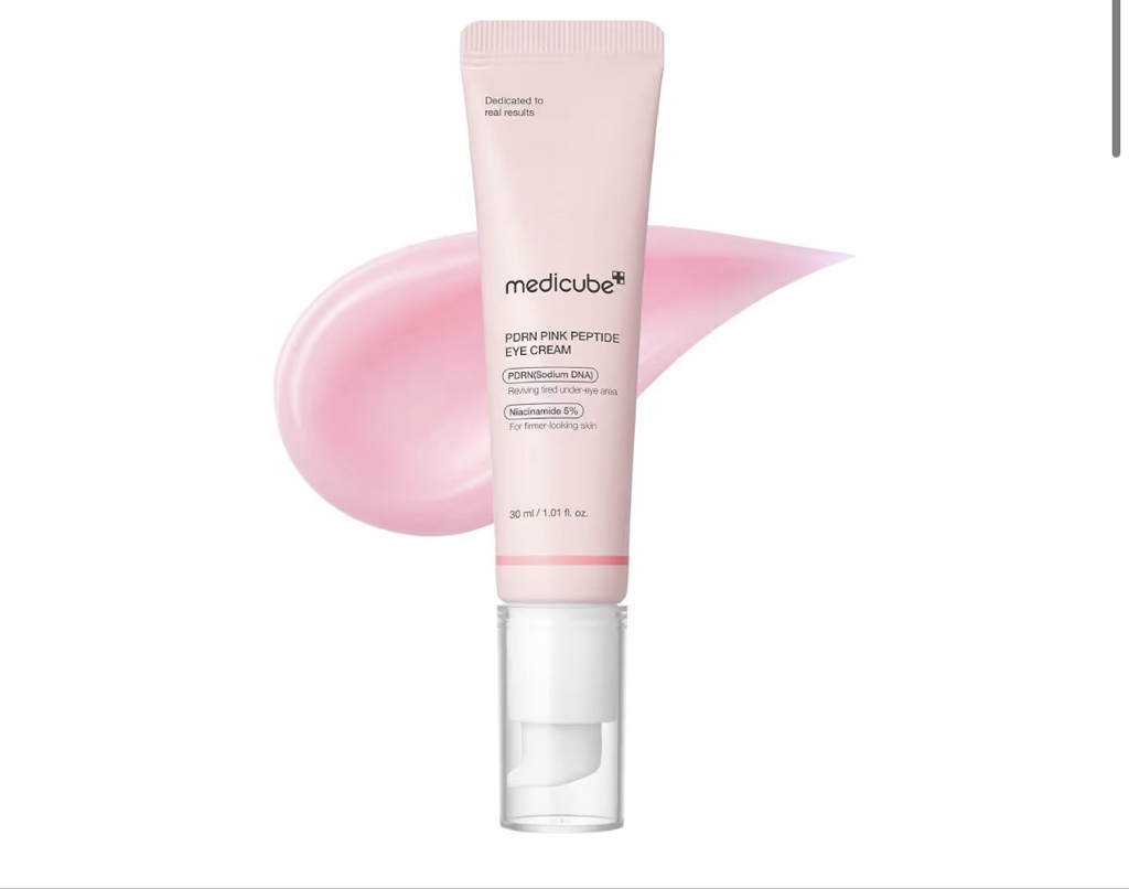 medicube Suero de Ojos con Péptidos Rosa de ADN de Salmón PDRN con Niacinamida y Retinol