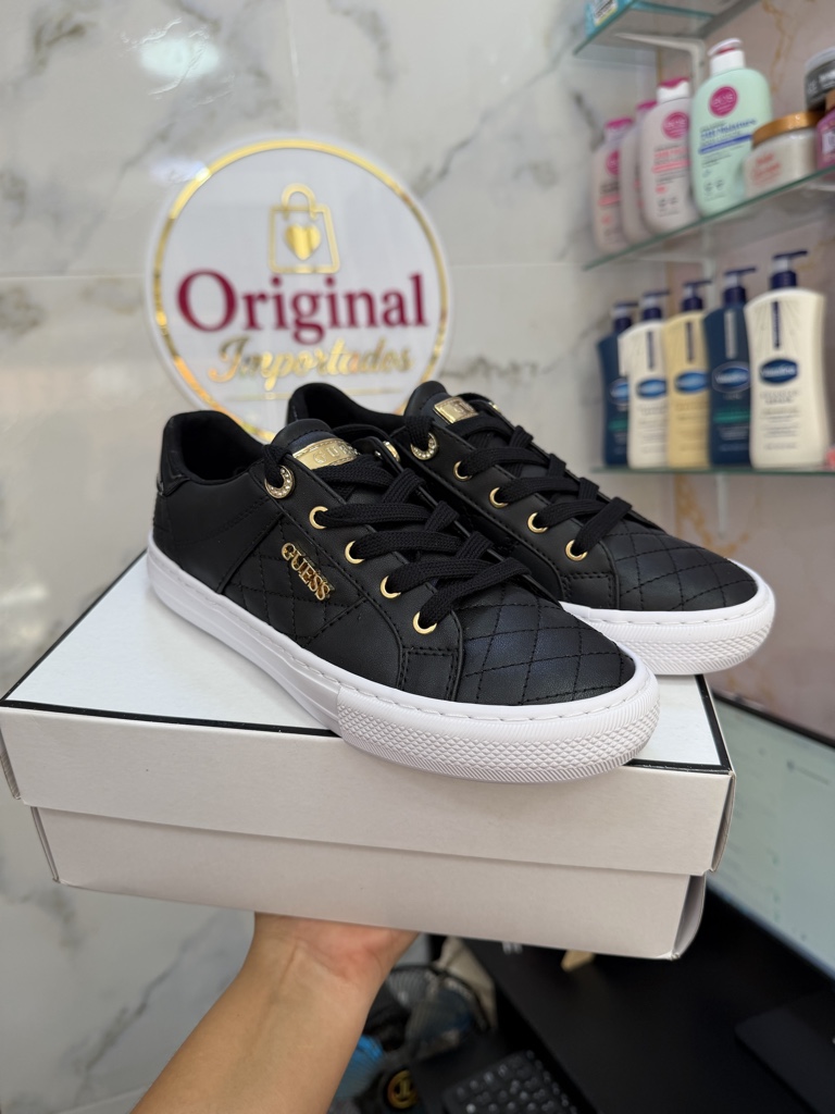 Guess - Zapatillas Loven para mujer negro