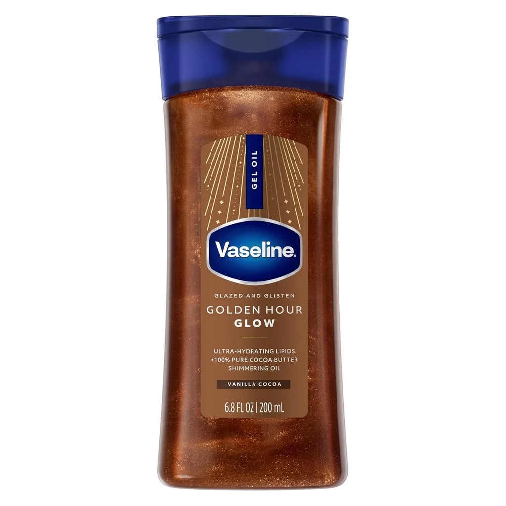VASELINE Glazed and Glisten Golden Hour 6,8oz DORADO GRANDE