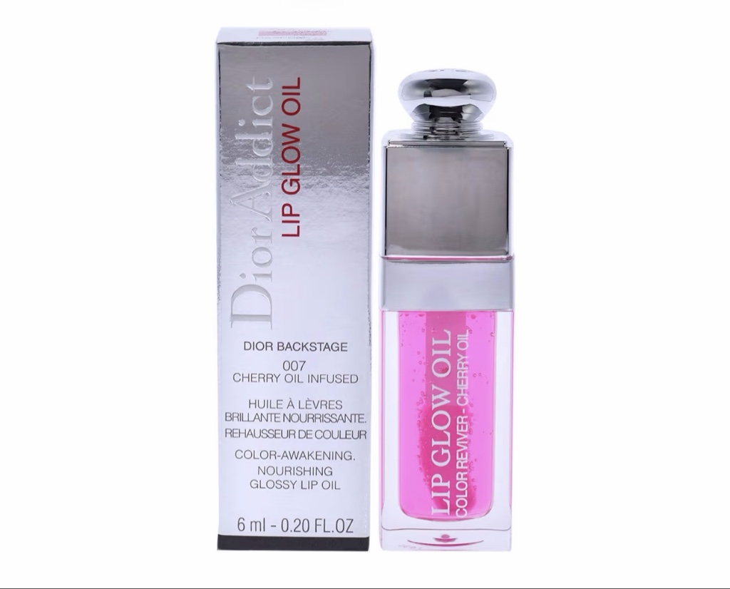 Christian Dior Addict Lip Glow Oil - Aceite labial 007 Raspberry Women 0.2 oz