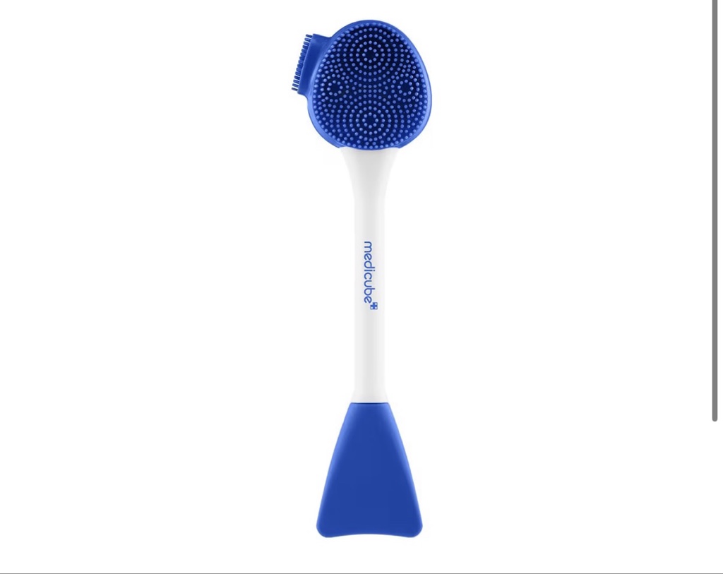 medicube Cepillo Multi Poro y Aplicador de Mascarilla Facial | Cepillo de Gelatina de Silicona 4 en 1 para Limpieza Profunda de Poros, Aplicación de Mascarilla Facial y Masaje Facial Suave