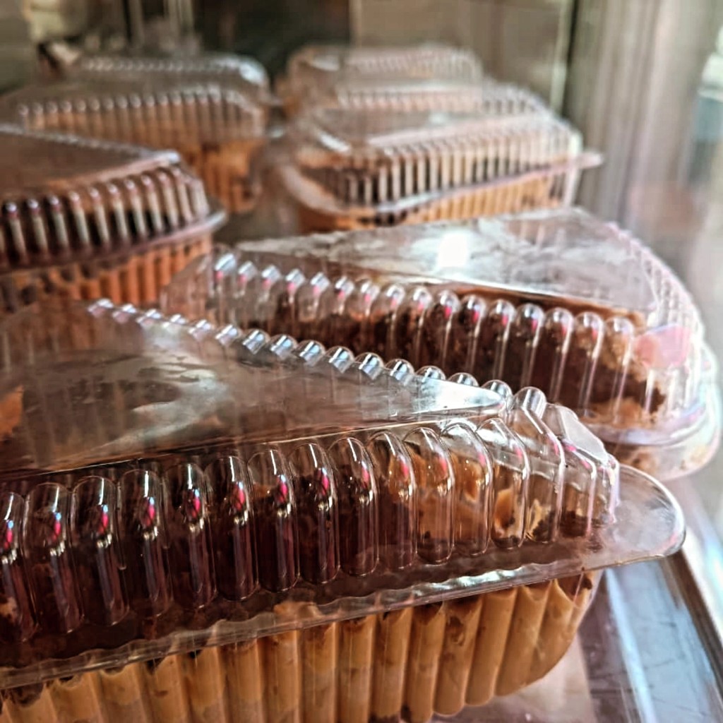 Porciones de torta y postres