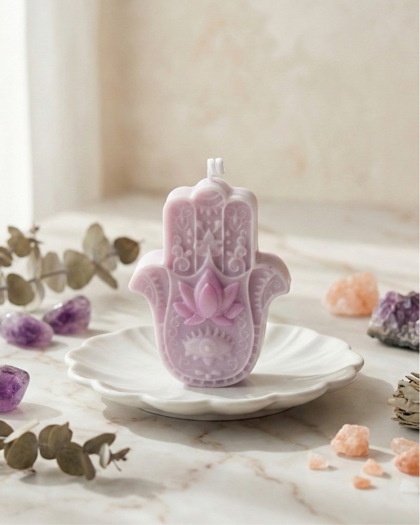 Vela mano de Hamsa