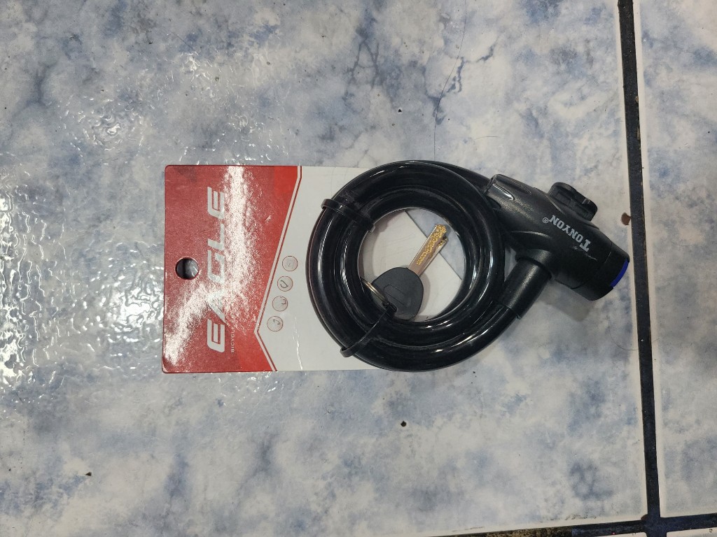 [BP-SEG002] Seguro Bicicleta EAGLE-L c/llave 12X1000mm black