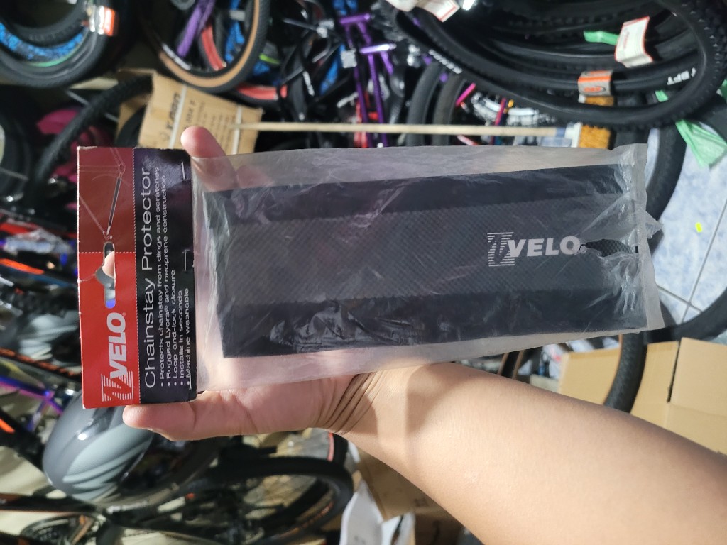 Protector VELO cadena carbon 260 100 80mm delgado VLF-008BK