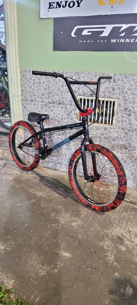 Bicicleta BMX GW 20.5 DESTRUCTOR NEGRA