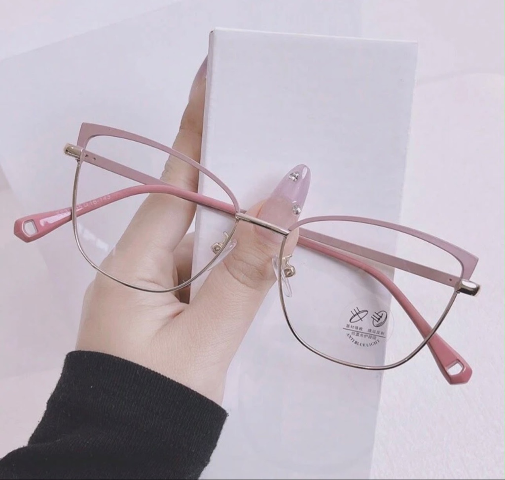 Lentes Pink Blue Light