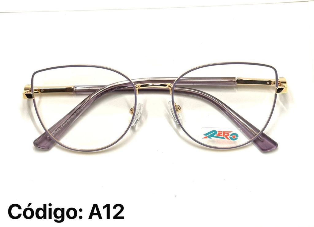 Retro lentes blue light morados