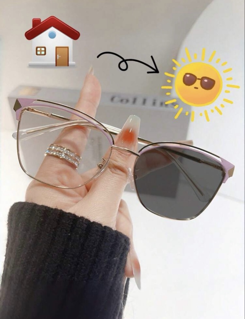 Lentes Fotocromáticos lila